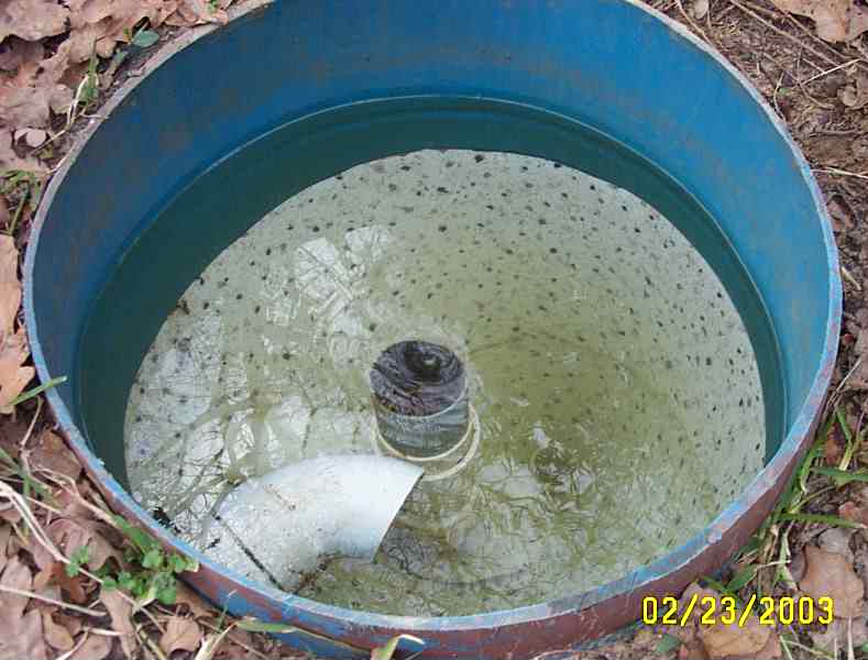 Vortex with cone running